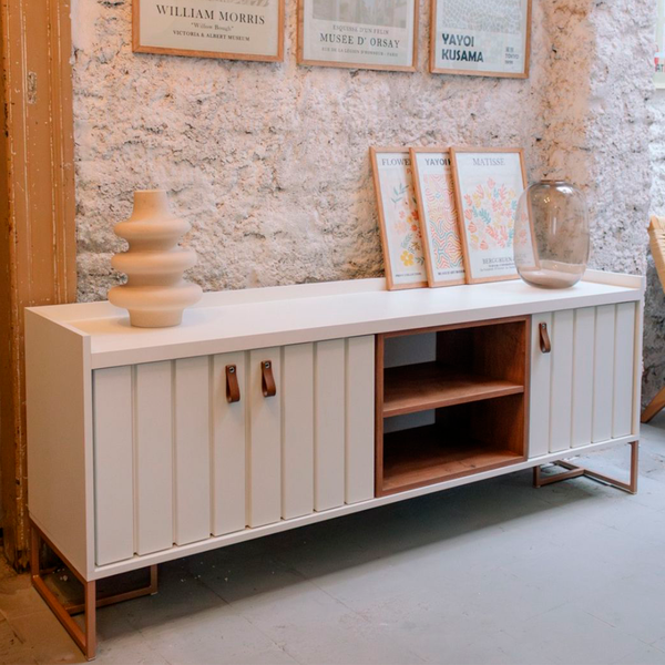Rack Trendy 180 cm Branco/Woodmel